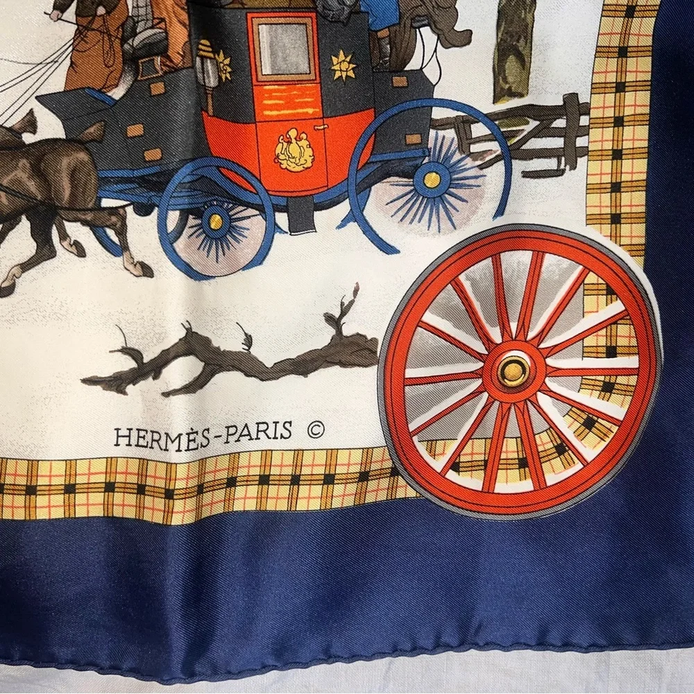 Hermes silk scarf - Picture 3 of 4